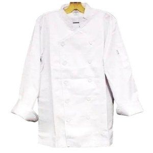 White Chef Coat CIA Culinary Institute America Double Breasted New Style 9602